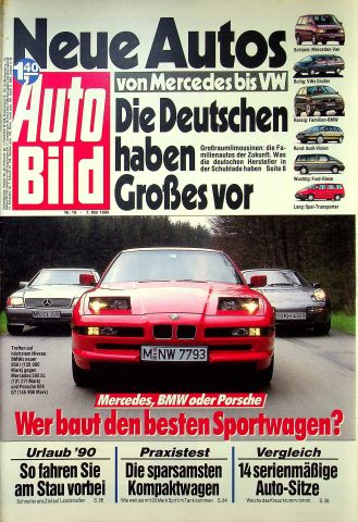 Deckblatt Auto Bild (19/1990)